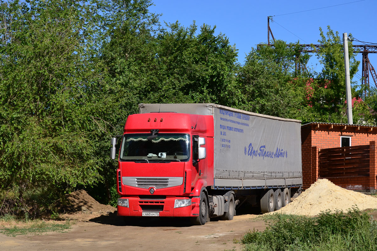 Волгоградская область, № С 660 ХМ 34 — Renault Premium ('2006)