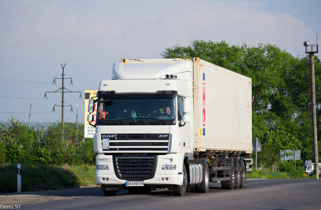 Киев, № АА 6930 ТН — DAF XF105 FT