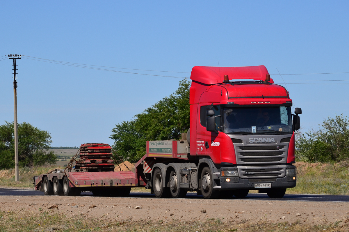 Ростовская область, № В 067 ТЕ 161 — Scania ('2013) G440