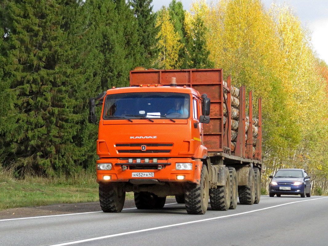 Кировская область, № Н 452 РА 43 — КамАЗ-43118 (общая модель)