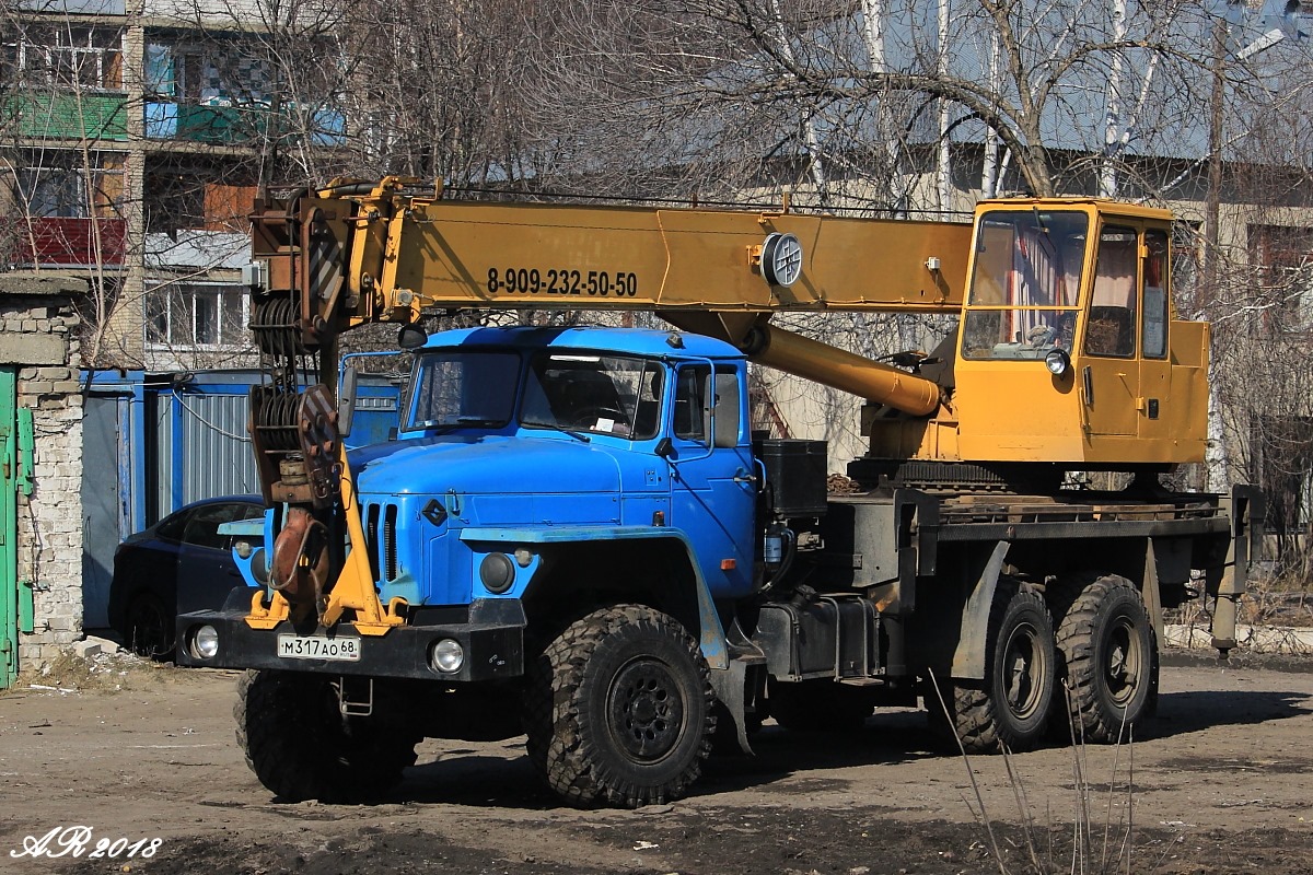 Тамбовская область, № М 317 АО 68 — Урал-4320-40