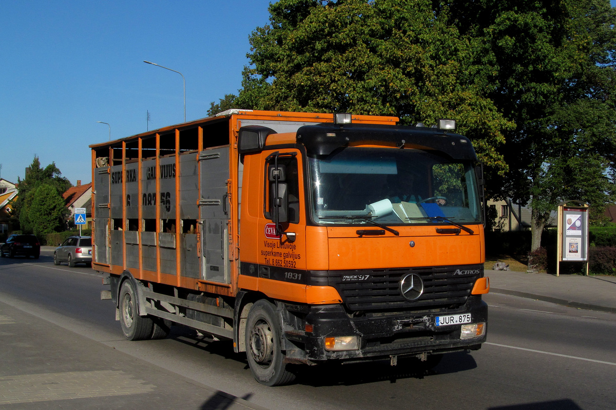 Литва, № JUR 875 — Mercedes-Benz Actros ('1997) 1831