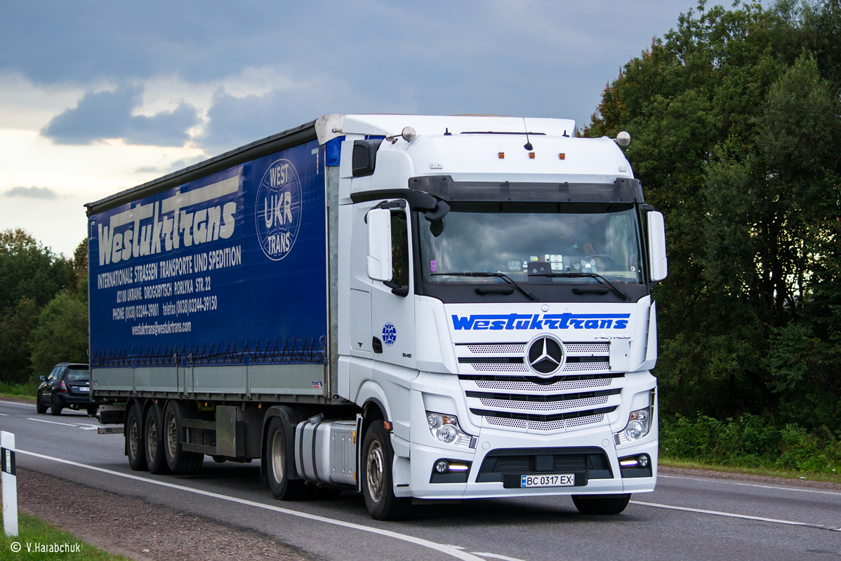 Львовская область, № ВС 0317 ЕХ — Mercedes-Benz Actros ('2011) 1848