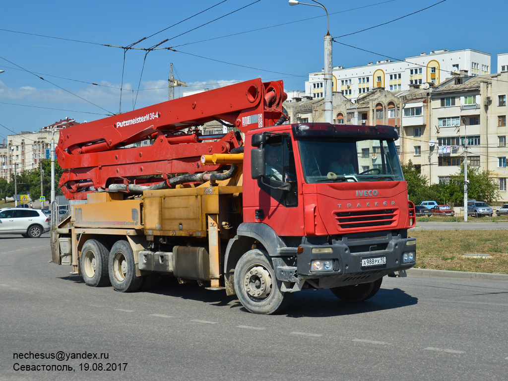 Севастополь, № А 988 РХ 92 — IVECO Trakker ('2004)