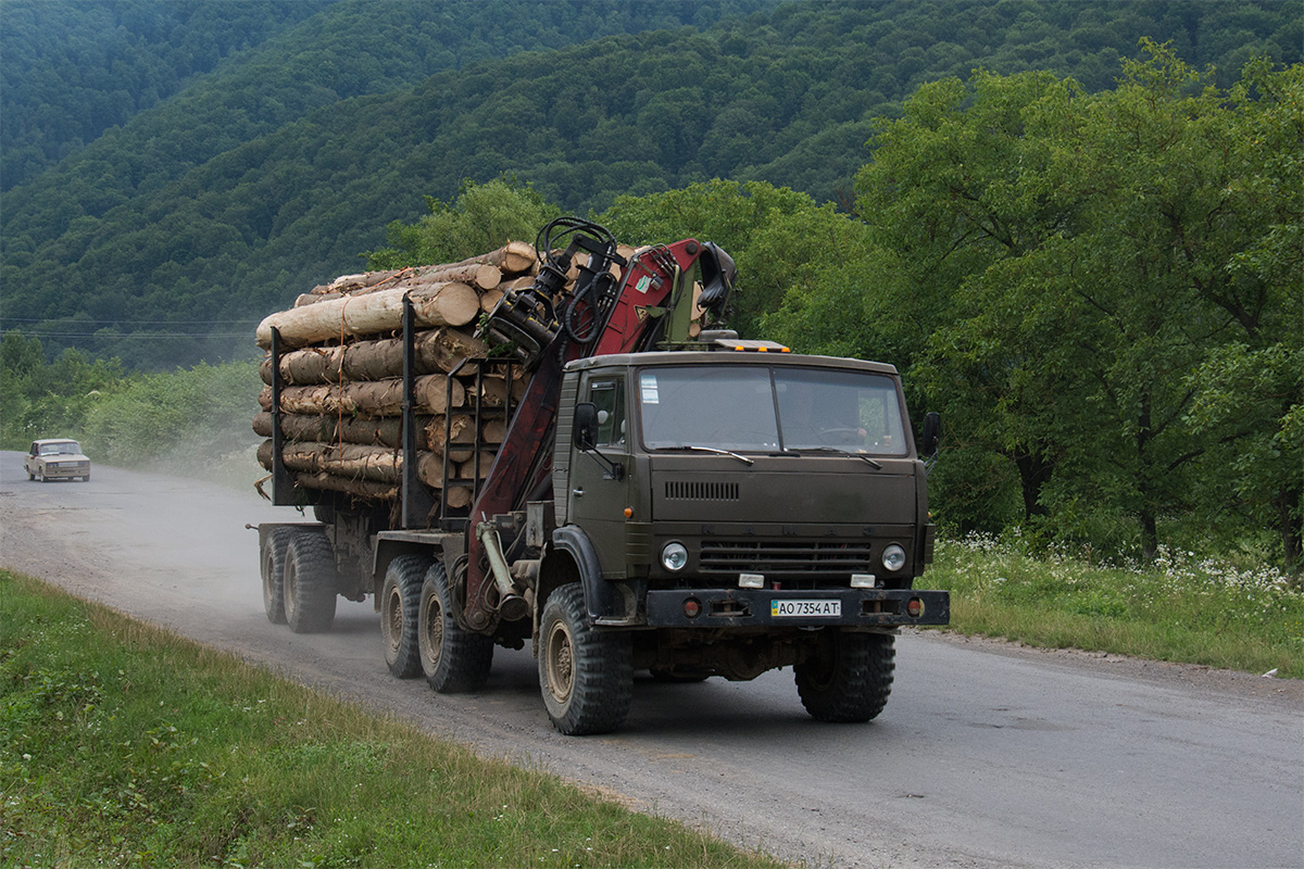 Закарпатская область, № АО 7354 АТ — КамАЗ (общая модель)