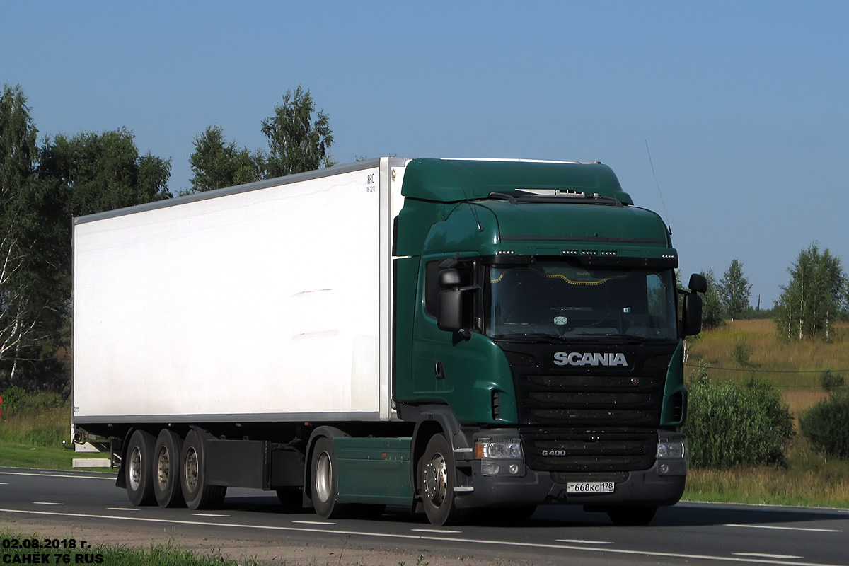 Санкт-Петербург, № Т 668 КС 178 — Scania ('2009) G400