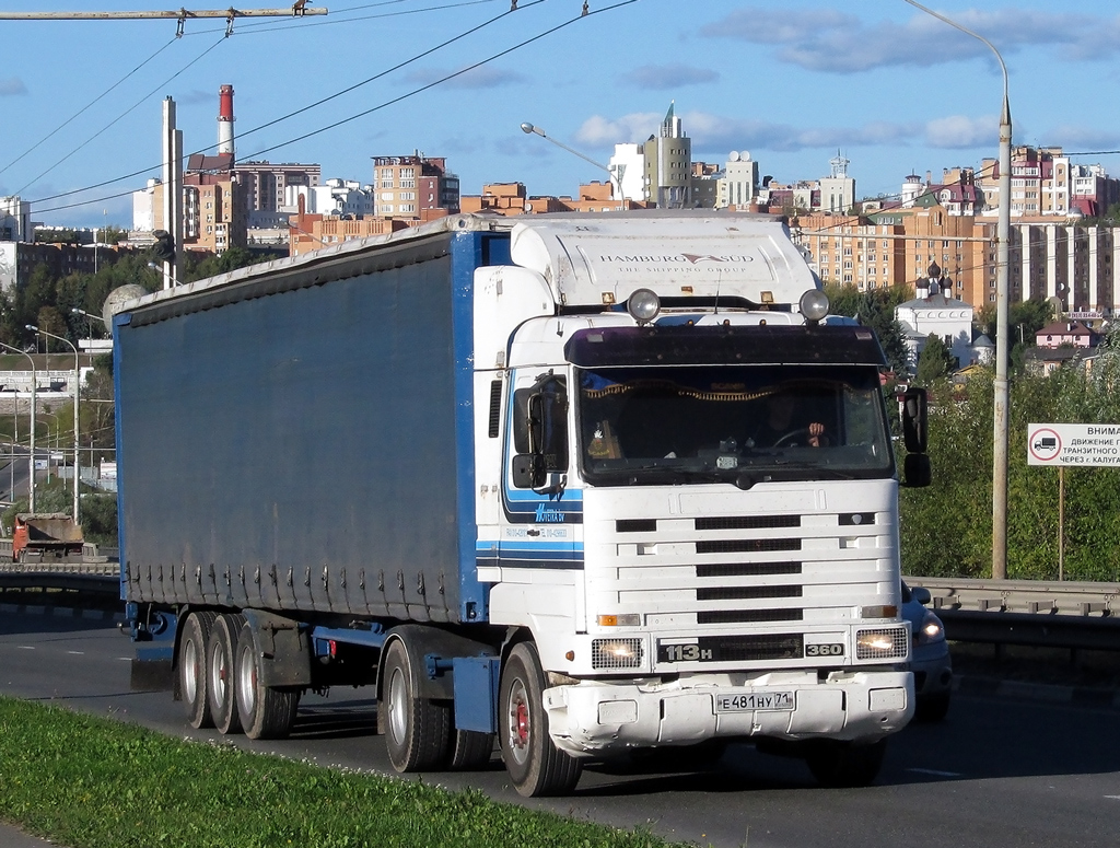 Тульская область, № Е 481 НУ 71 — Scania (III) R113H