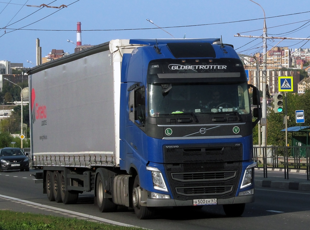 Смоленская область, № А 500 ЕК 67 — Volvo ('2012) FH.460 [X9P]