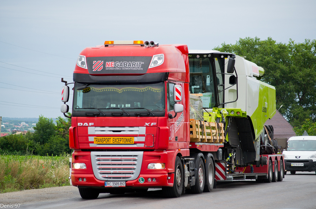 Волынская область, № АС 3505 ВО — DAF XF105 FTG