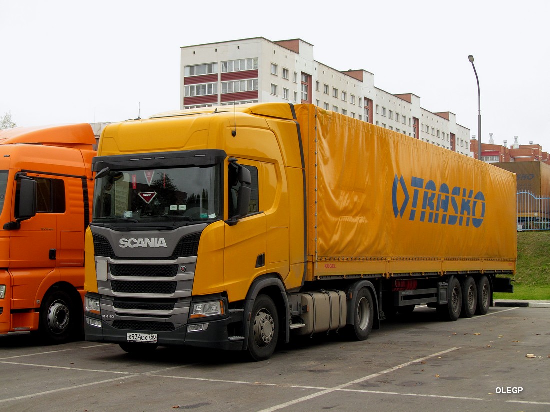 Московская область, № Х 934 СХ 750 — Scania ('2016) R440