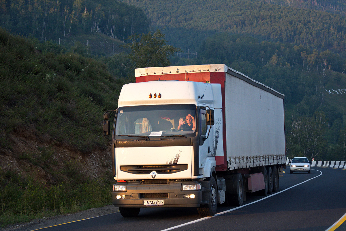 Новосибирская область, № С 673 АТ 154 — Renault Premium ('1996)