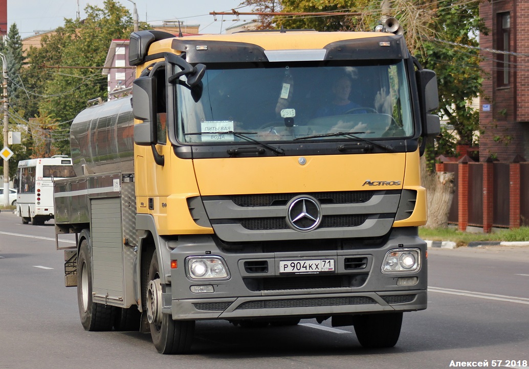 Тульская область, № Р 904 КХ 71 — Mercedes-Benz Actros ('2009) 1844