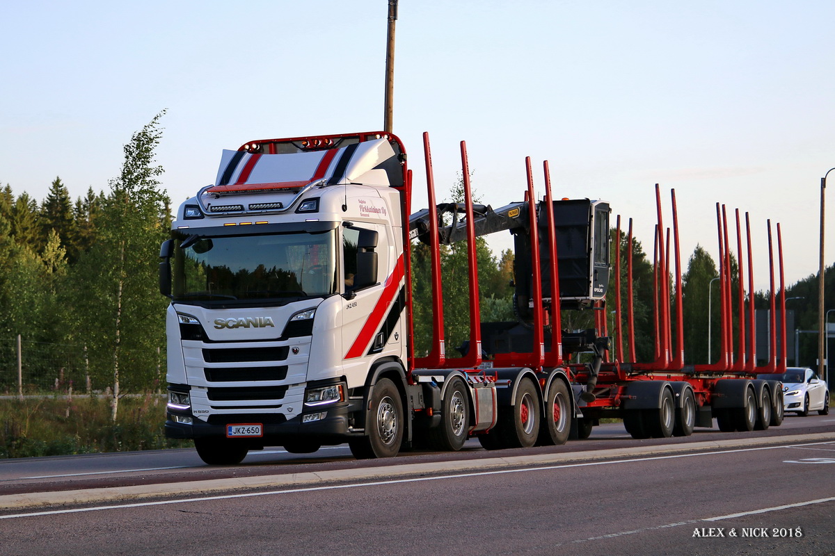 Финляндия, № JKZ-650 — Scania ('2016) R650