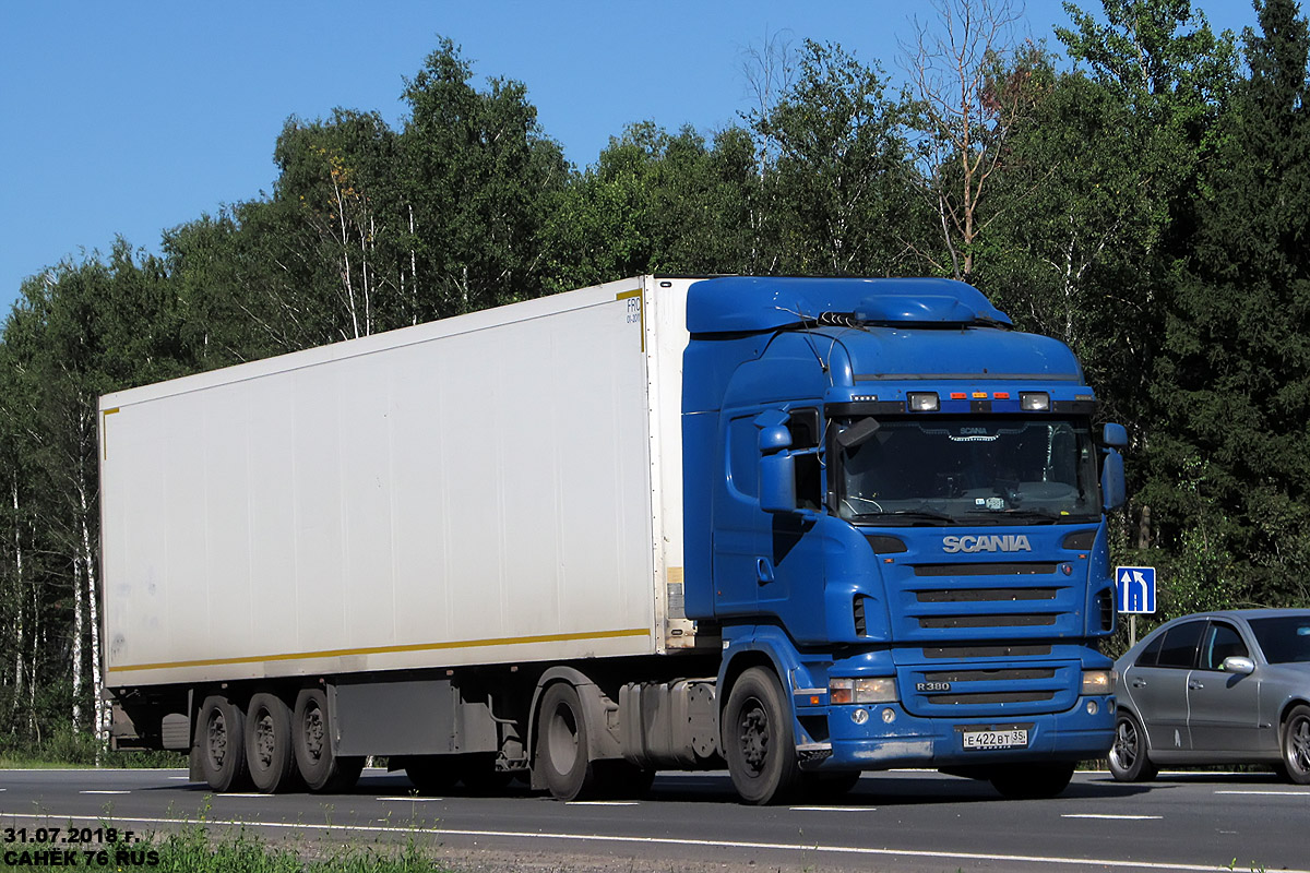 Вологодская область, № Е 422 ВТ 35 — Scania ('2004) R380