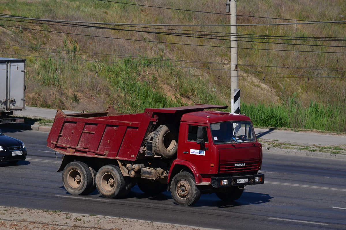 Волгоградская область, № Т 487 МТ 34 — КамАЗ-65115-02 [65115C]