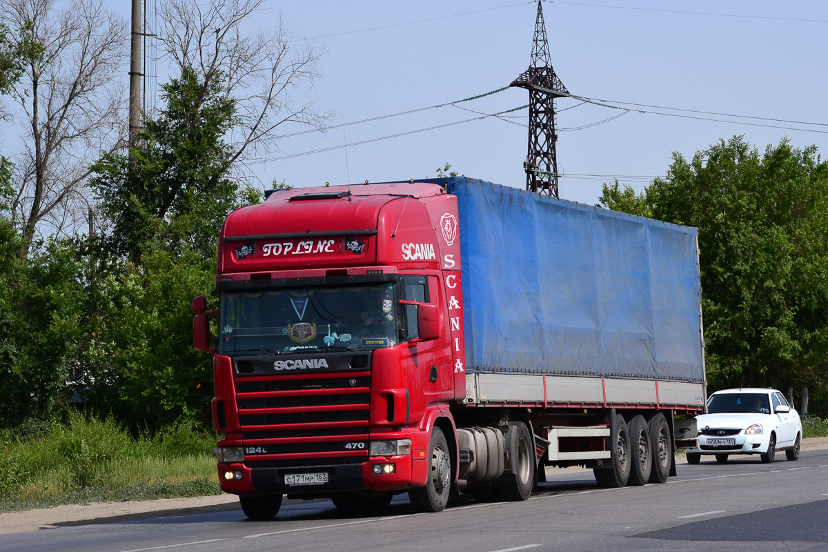 Самарская область, № С 171 МР 163 — Scania ('1996) R124L