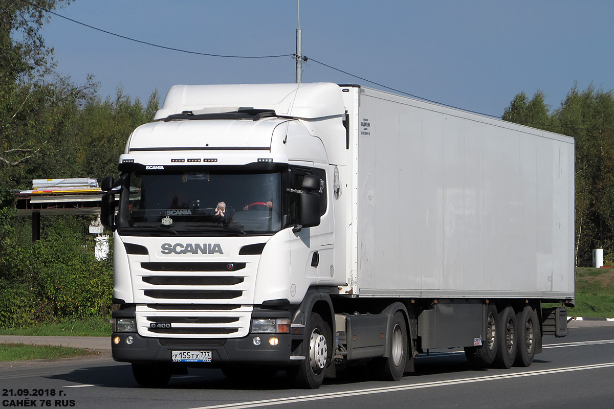 Москва, № У 155 ТХ 777 — Scania ('2013) G400