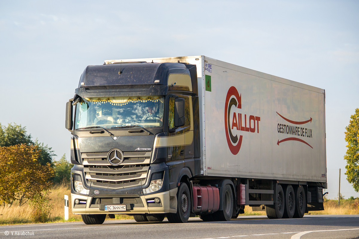 Львовская область, № ВС 3644 НС — Mercedes-Benz Actros ('2011) 1845