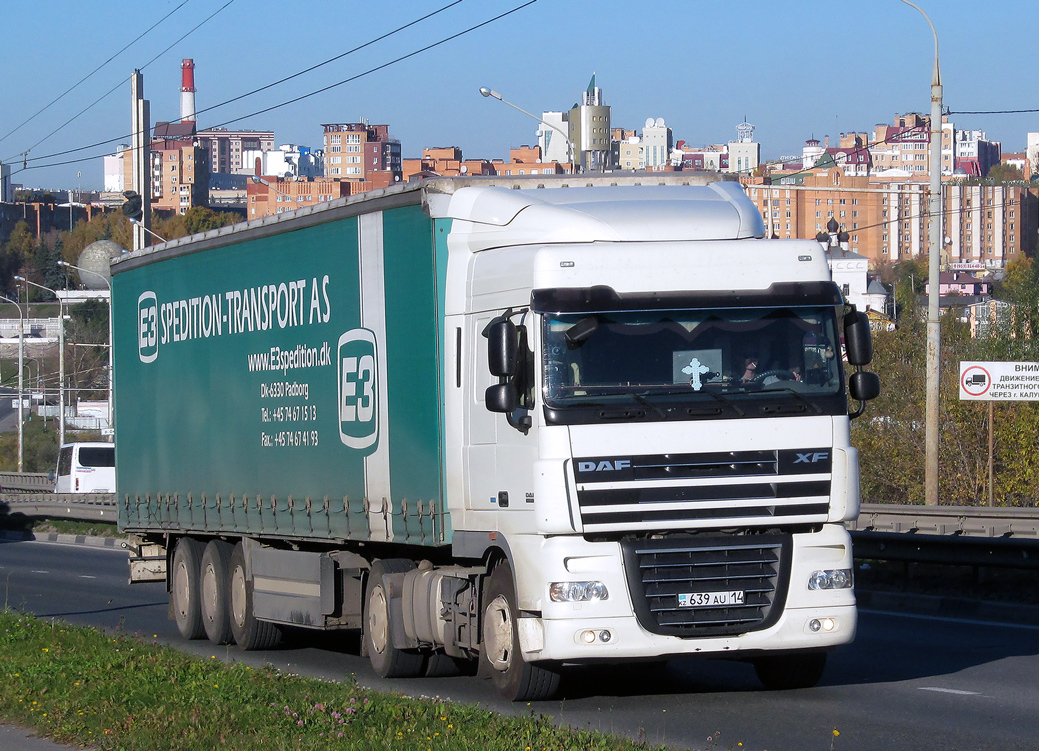 Павлодарская область, № 639 AU 14 — DAF XF105 FT