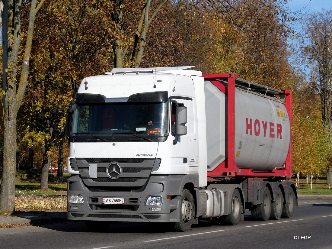 Витебская область, № АК 7660-2 — Mercedes-Benz Actros ('2009) 1844