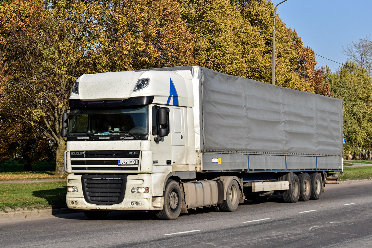 Эстония, № 672 MKI — DAF XF105 FT