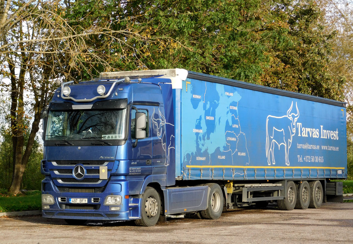 Эстония, № 497 BFY — Mercedes-Benz Actros ('2009) 1841