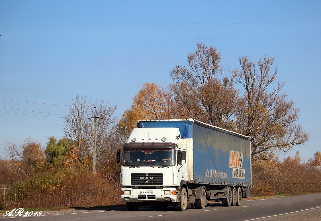 Тамбовская область, № К 814 НА 68 — MAN F90 19.372