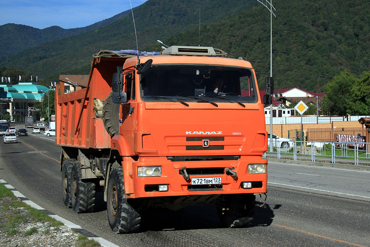 Краснодарский край, № К 721 ВМ 123 — КамАЗ-65222-63