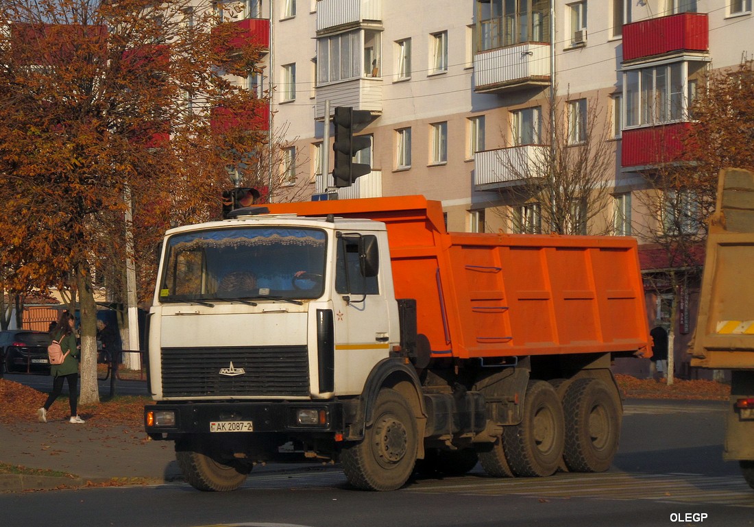 Витебская область, № АК 2087-2 — МАЗ-5516 (общая модель)