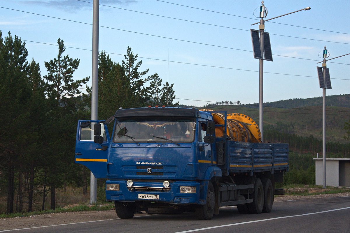 Забайкальский край, № К 698 УУ 75 — КамАЗ-65117-N3