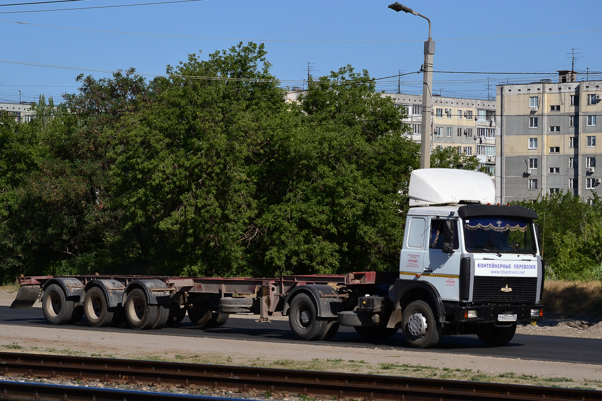 Волгоградская область, № Р 437 СТ 34 — МАЗ-543203