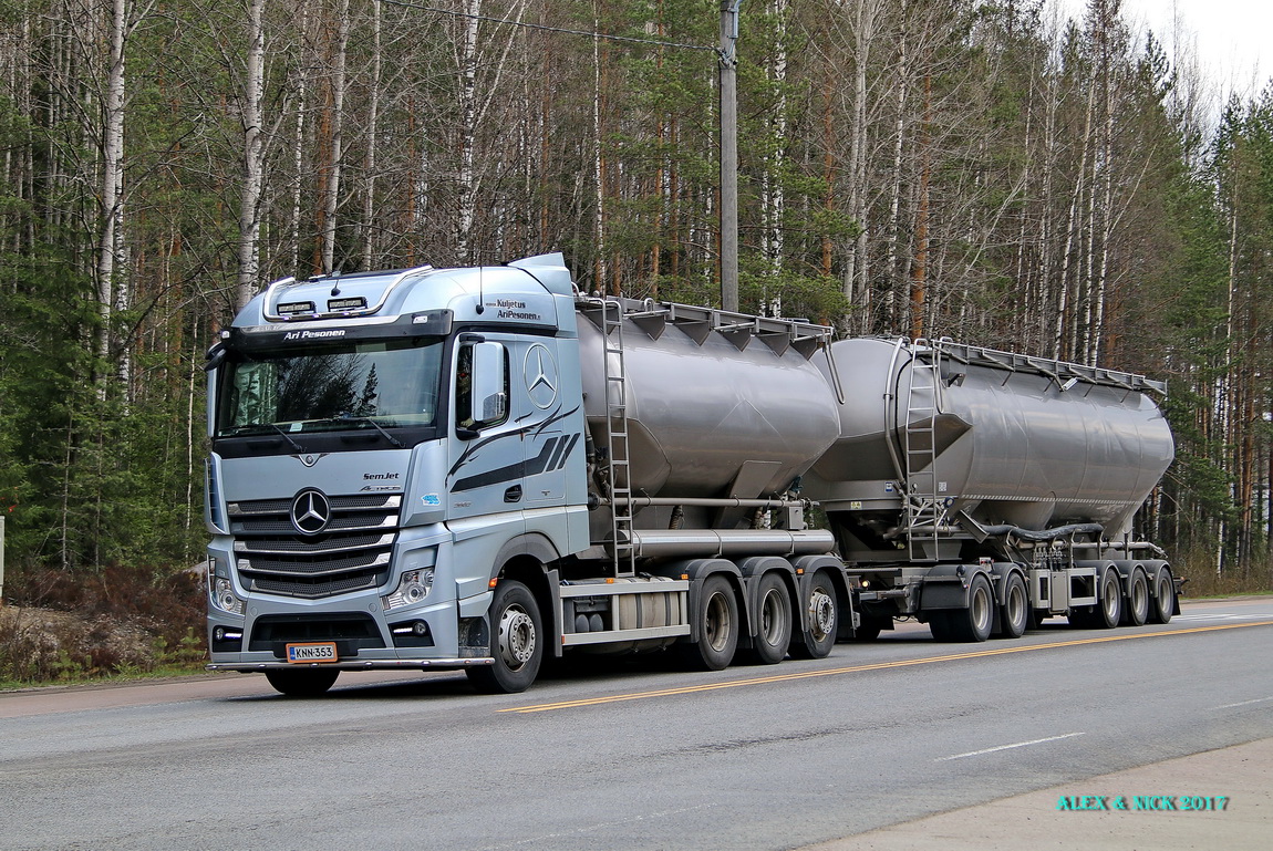 Финляндия, № KNN-353 — Mercedes-Benz Actros ('2011)