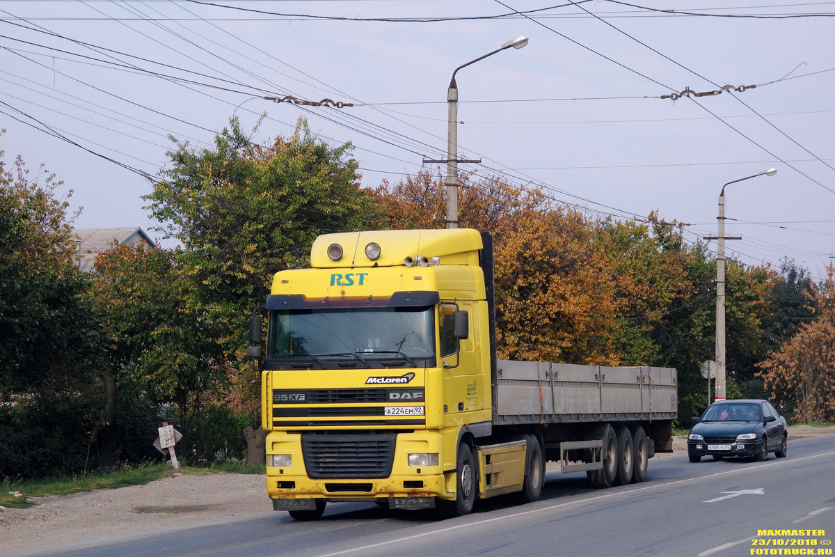 Севастополь, № А 224 ЕМ 92 — DAF 95XF FT