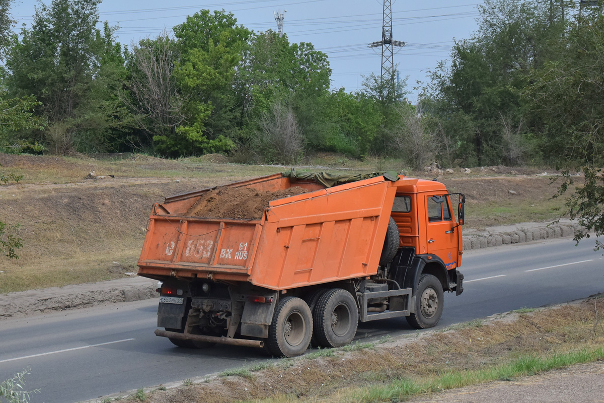 Ростовская область, № Е 653 ВК 61 — КамАЗ-65115 [651150]