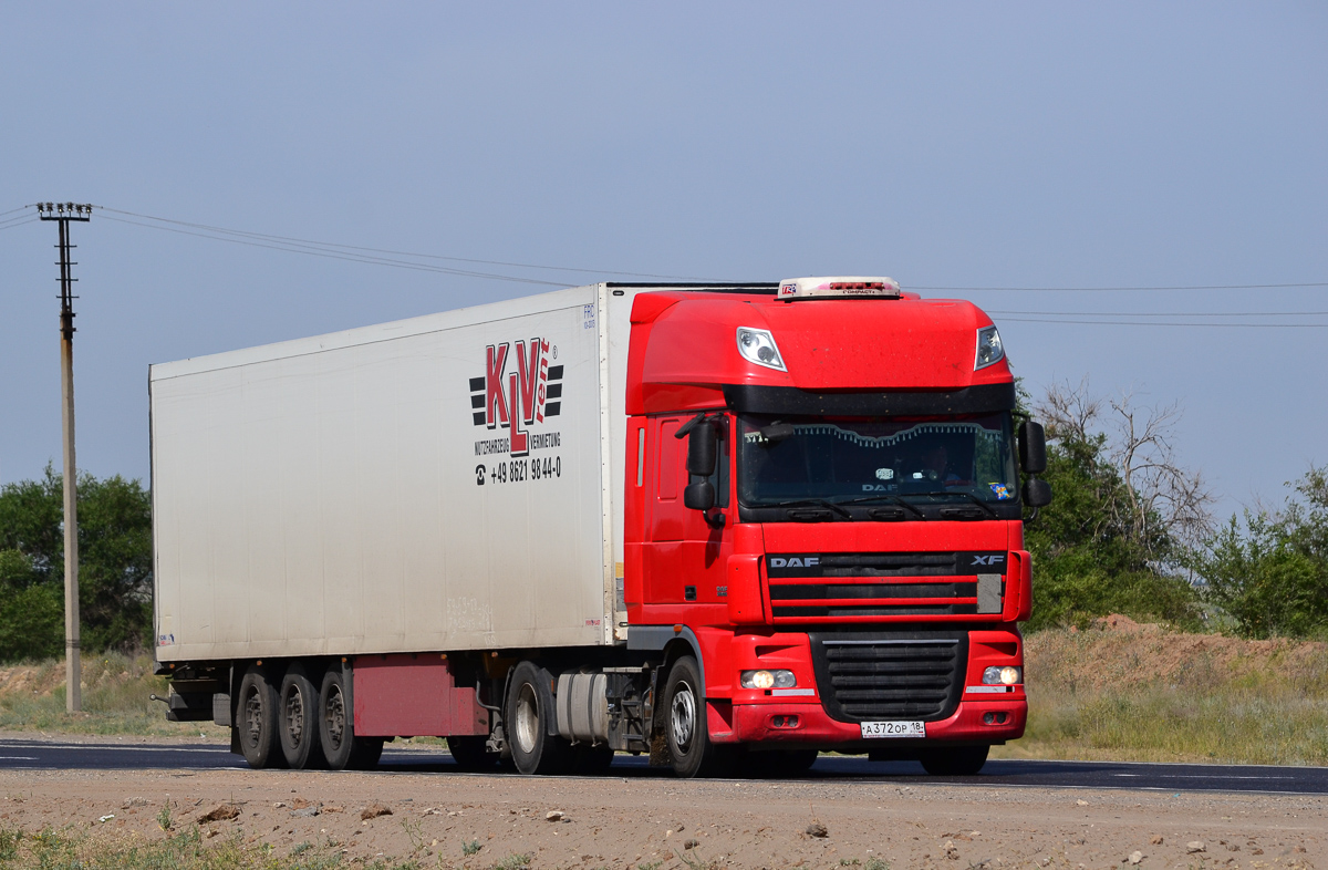 Удмуртия, № А 372 ОР 18 — DAF XF105 FT