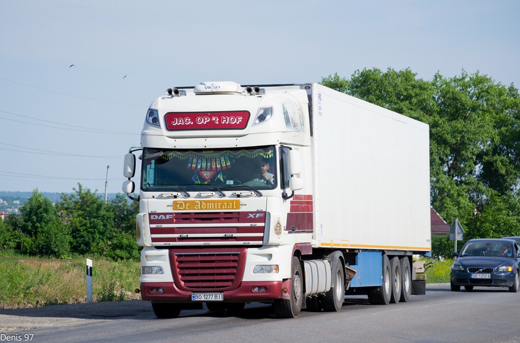 Тернопольская область, № ВО 1277 ВІ — DAF XF105 FT