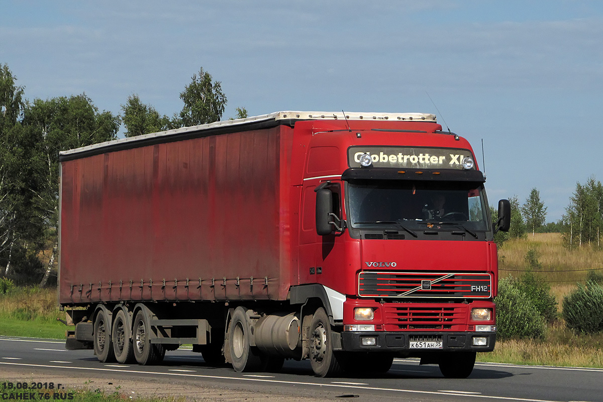 Вологодская область, № К 651 АН 35 — Volvo ('1993) FH12.340