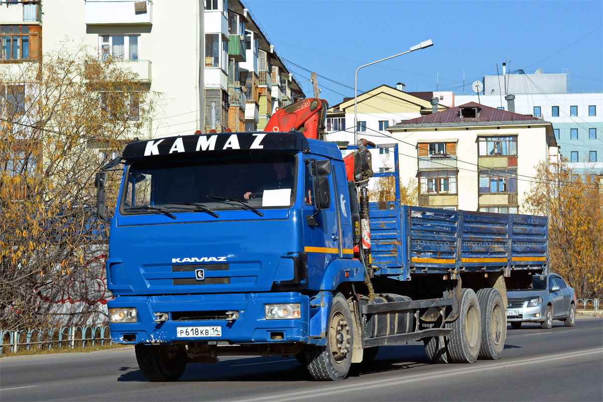 Саха (Якутия), № Р 618 КВ 14 — КамАЗ-65117-N3