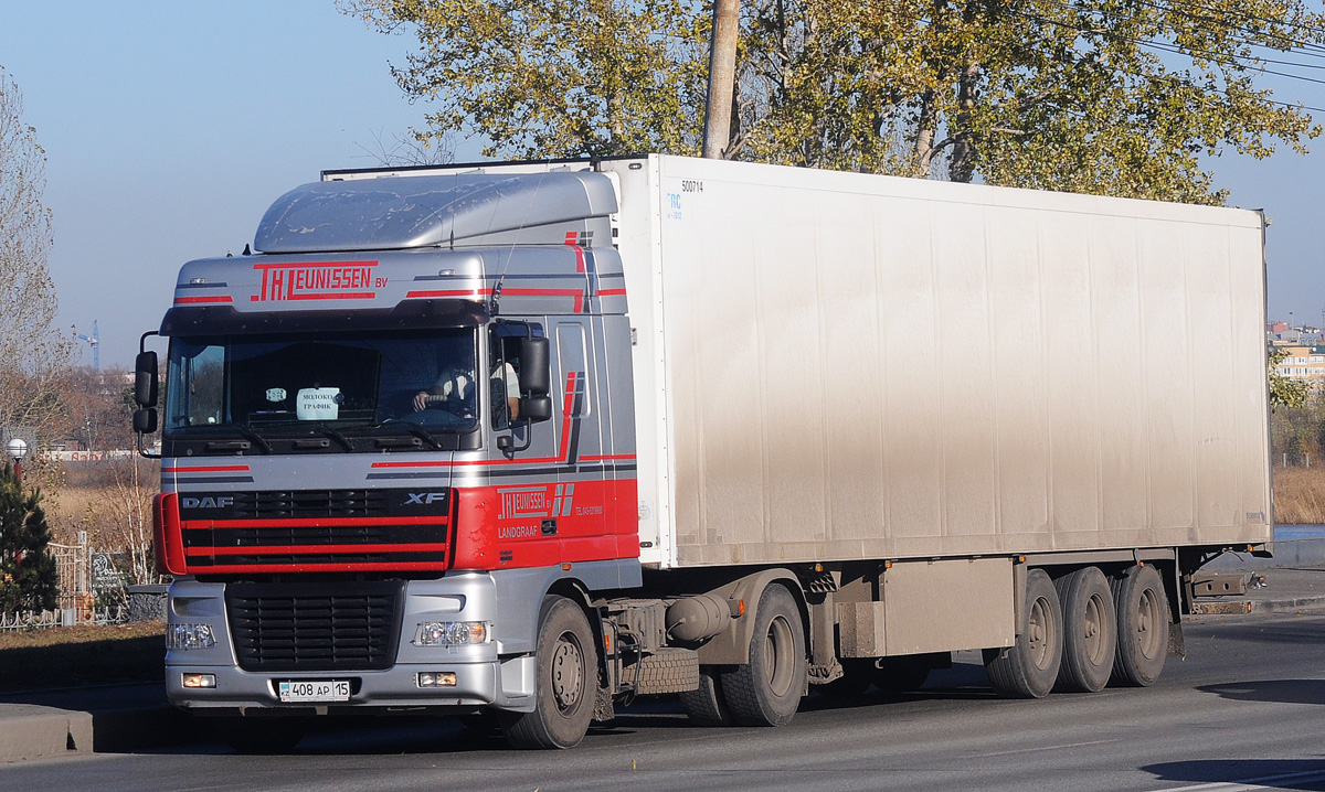 Северо-Казахстанская область, № 408 AP 15 — DAF XF95 FT