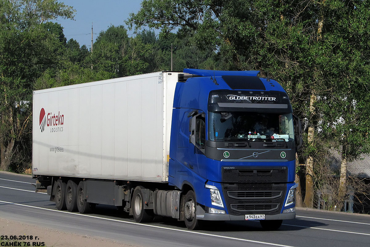 Смоленская область, № А 943 ЕА 67 — Volvo ('2012) FH.460 [X9P]