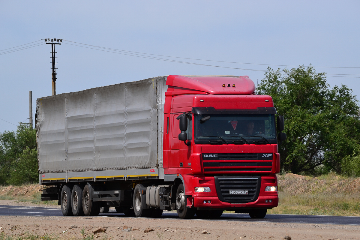 Волгоградская область, № С 562 ХК 34 — DAF XF105 FT