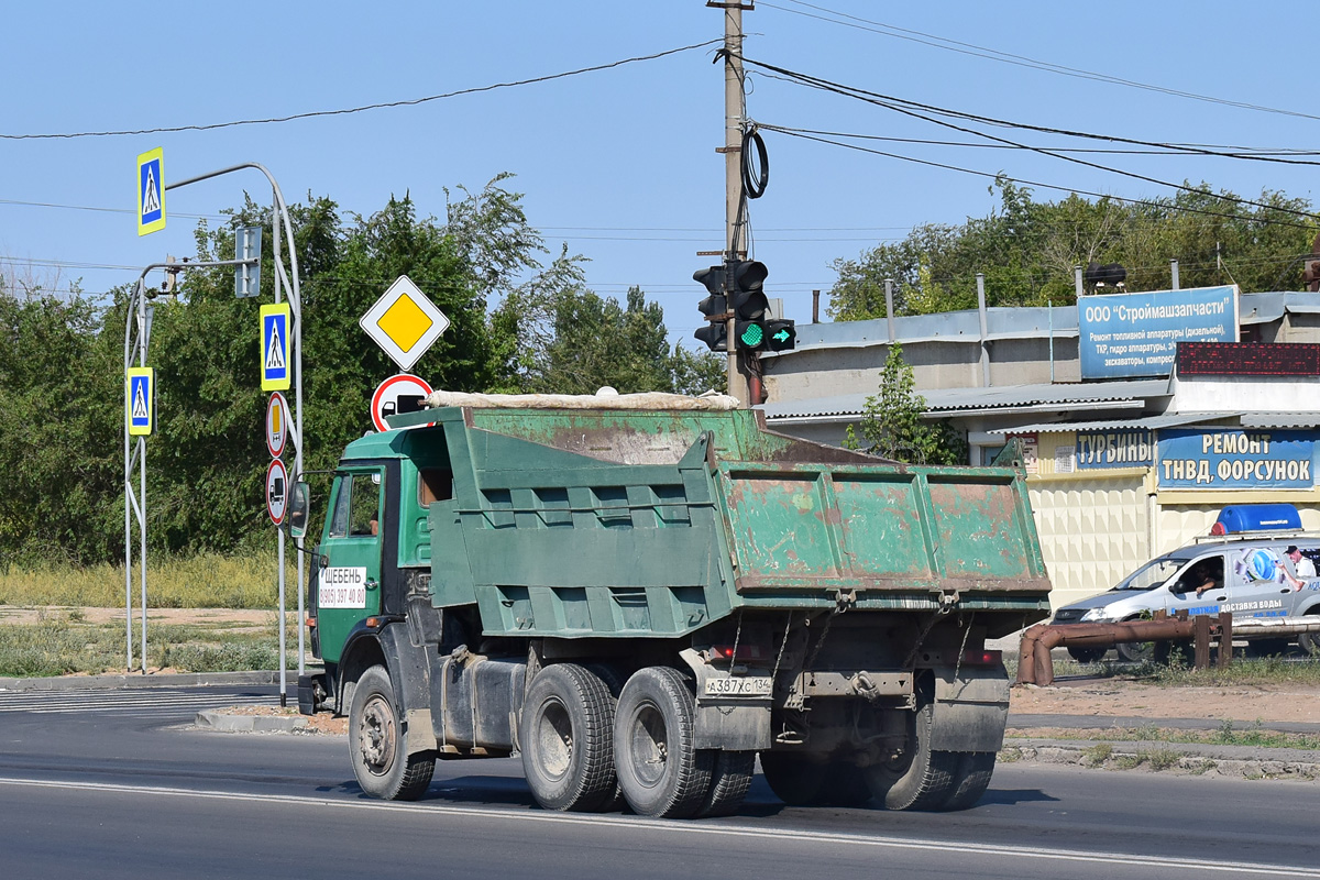 Волгоградская область, № А 387 ХС 134 — КамАЗ-65115-01 [65115A]