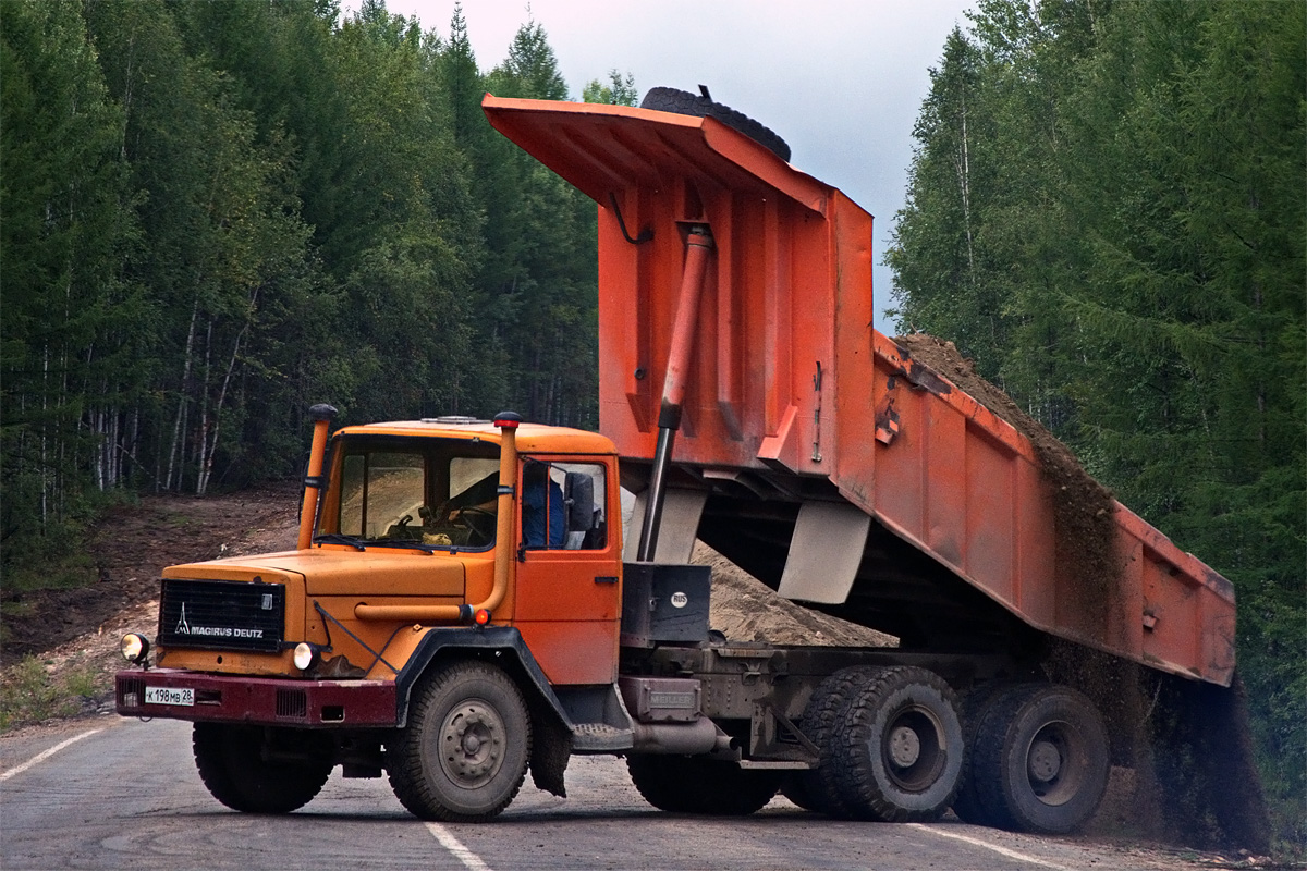 Амурская область, № К 198 МВ 28 — Magirus-Deutz 290D26K