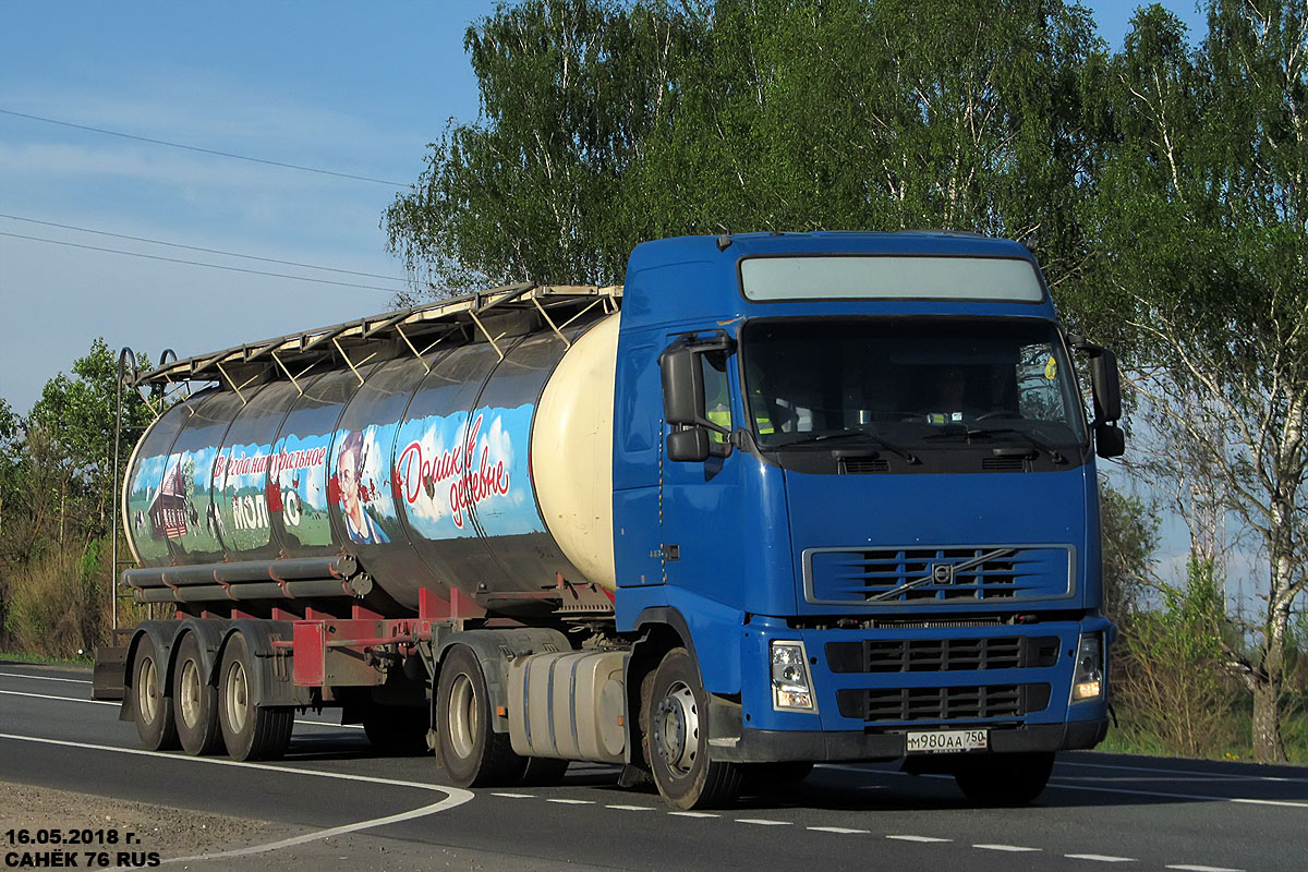 Московская область, № М 980 АА 750 — Volvo ('2002) FH12.440