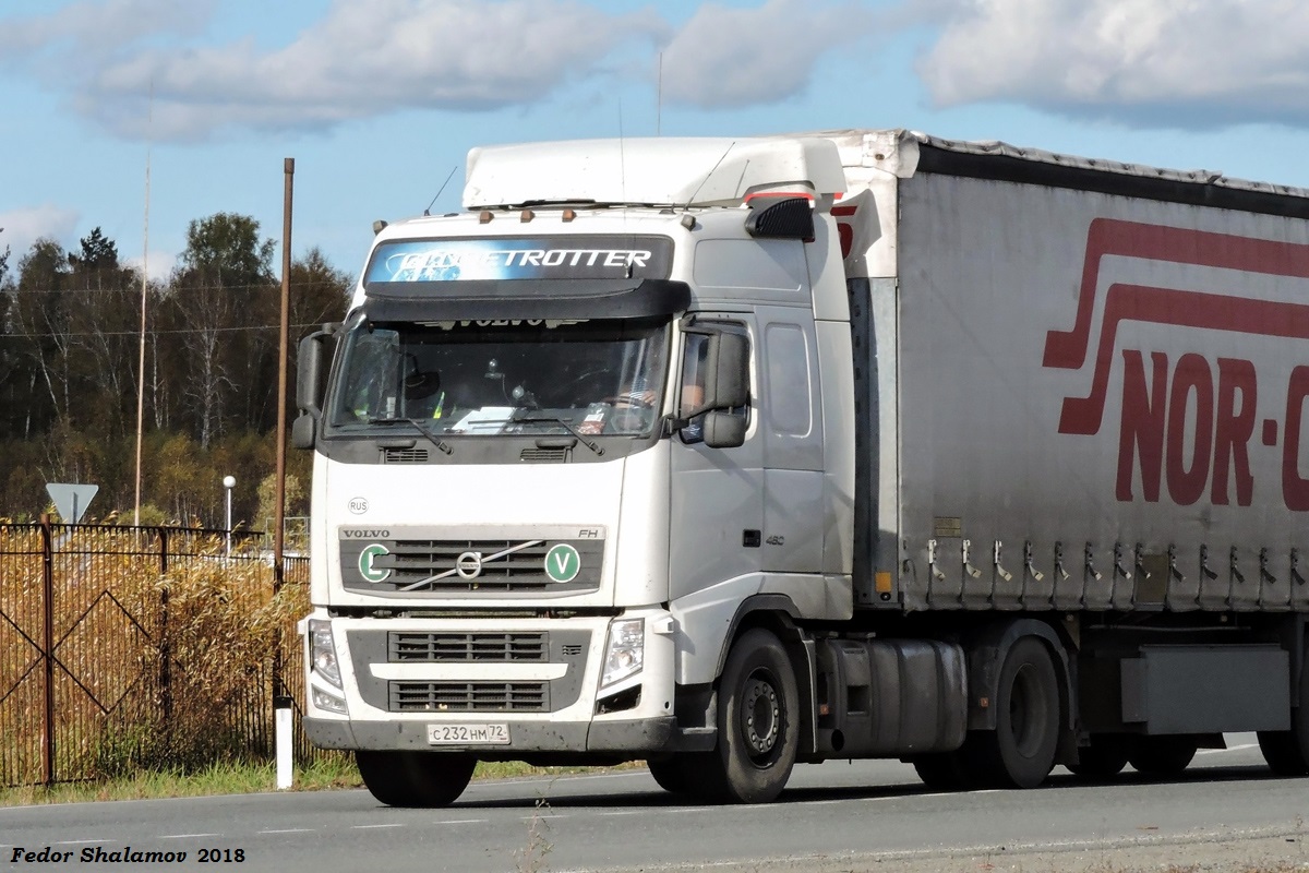 Тюменская область, № С 232 НМ 72 — Volvo ('2008) FH.480