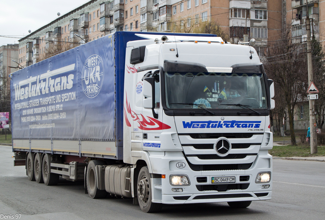 Львовская область, № ВС 0449 СМ — Mercedes-Benz Actros ('2009) 1844