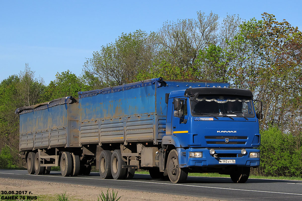 Воронежская область, № М 193 ХТ 36 — КамАЗ-65117-A4