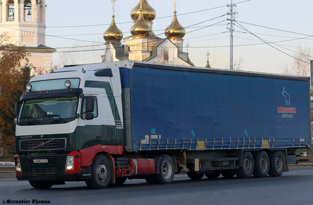 Хабаровский край, № А 686 НС 27 — Volvo ('2002) FH12.420