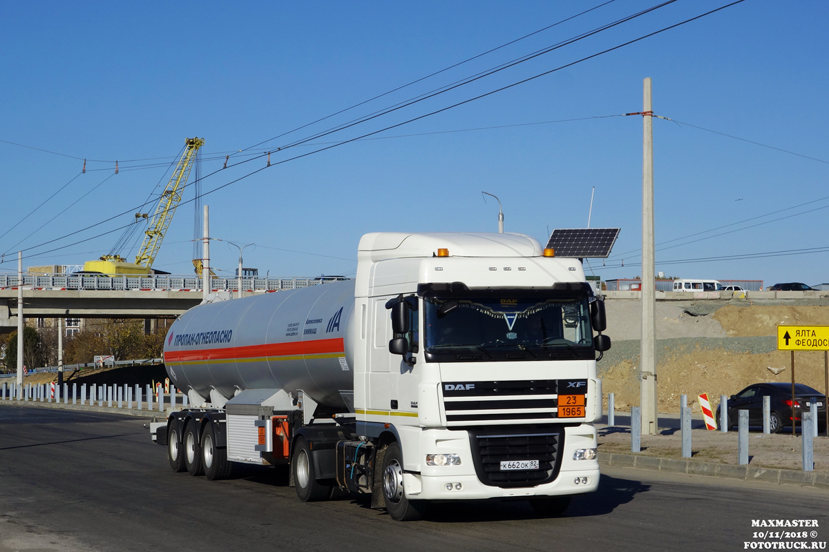 Крым, № К 662 ОК 82 — DAF XF105 FT