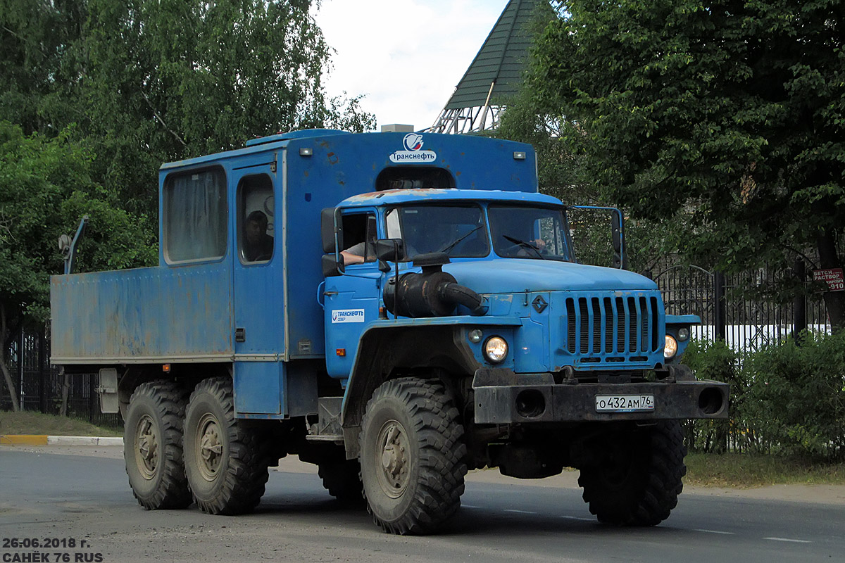 Ярославская область, № О 432 АМ 76 — Урал-325512